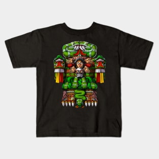 Aztec Goddess Coatlicue Kids T-Shirt